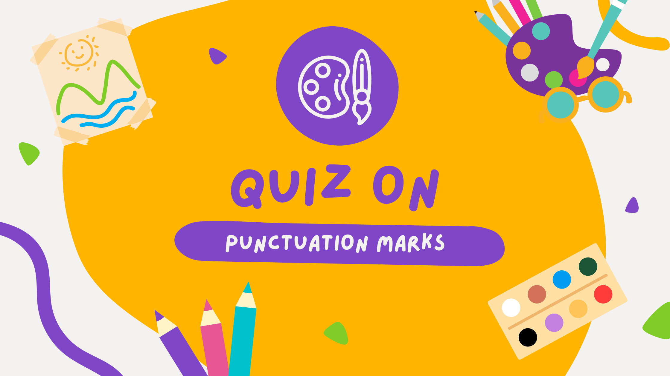 Punctuation Marks Quiz with Answers